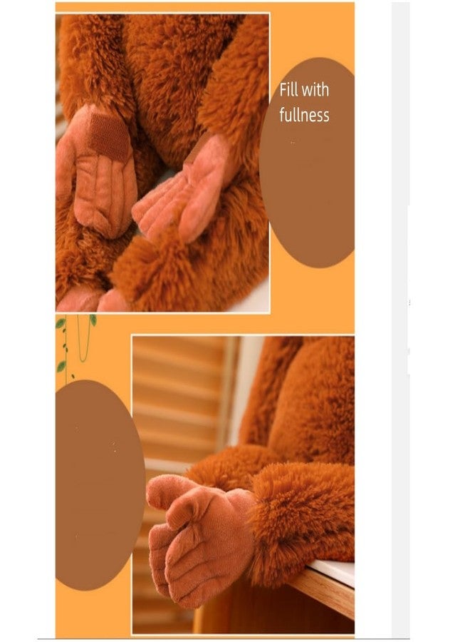 OUKEYI The Gorilla Stuffed Animal, Gifts for Kids, Wild Zoo Animals, Gorilla Plush Toy 12 inches - Image 3